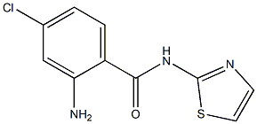 2-amino-4-chloro-N-1,3-thiazol-2-ylbenzamide Struktur