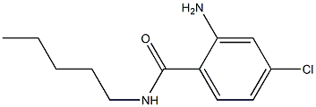 2-amino-4-chloro-N-pentylbenzamide Struktur