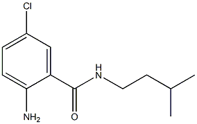 2-amino-5-chloro-N-(3-methylbutyl)benzamide Struktur