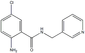 2-amino-5-chloro-N-(pyridin-3-ylmethyl)benzamide Struktur