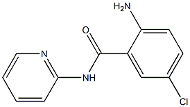 2-amino-5-chloro-N-pyridin-2-ylbenzamide Struktur