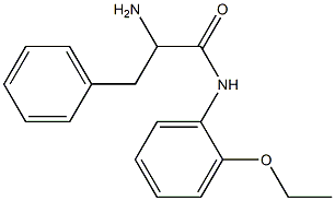 2-amino-N-(2-ethoxyphenyl)-3-phenylpropanamide Struktur