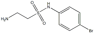 2-amino-N-(4-bromophenyl)ethanesulfonamide Struktur