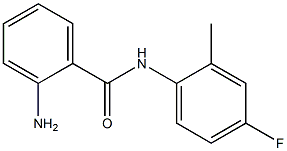 2-amino-N-(4-fluoro-2-methylphenyl)benzamide Struktur