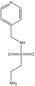 2-amino-N-(pyridin-4-ylmethyl)ethane-1-sulfonamide Struktur