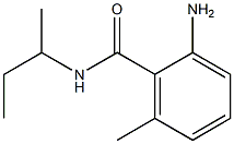 2-amino-N-(sec-butyl)-6-methylbenzamide Struktur