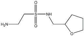 2-amino-N-(tetrahydrofuran-2-ylmethyl)ethanesulfonamide Struktur