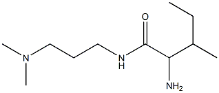 2-amino-N-[3-(dimethylamino)propyl]-3-methylpentanamide Struktur