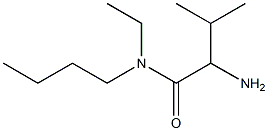 2-amino-N-butyl-N-ethyl-3-methylbutanamide Struktur