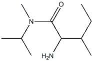 2-amino-N-isopropyl-N,3-dimethylpentanamide Struktur