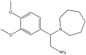 2-azepan-1-yl-2-(3,4-dimethoxyphenyl)ethanamine Struktur