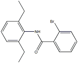 2-bromo-N-(2,6-diethylphenyl)benzamide Struktur