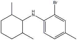 2-bromo-N-(2,6-dimethylcyclohexyl)-4-methylaniline Struktur