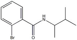 2-bromo-N-(3-methylbutan-2-yl)benzamide Struktur