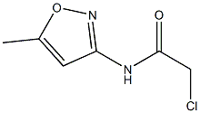 2-chloro-N-(5-methyl-1,2-oxazol-3-yl)acetamide Struktur