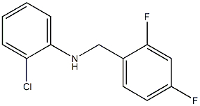 2-chloro-N-[(2,4-difluorophenyl)methyl]aniline Struktur