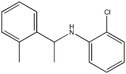 2-chloro-N-[1-(2-methylphenyl)ethyl]aniline Struktur