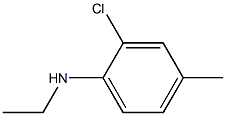 2-chloro-N-ethyl-4-methylaniline Struktur