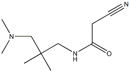 2-cyano-N-[3-(dimethylamino)-2,2-dimethylpropyl]acetamide Struktur