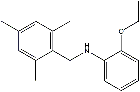 2-ethoxy-N-[1-(2,4,6-trimethylphenyl)ethyl]aniline Struktur