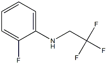 2-fluoro-N-(2,2,2-trifluoroethyl)aniline Struktur