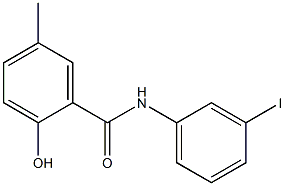 2-hydroxy-N-(3-iodophenyl)-5-methylbenzamide Struktur