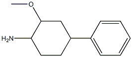 2-methoxy-4-phenylcyclohexanamine Struktur