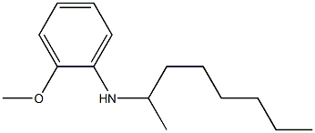 2-methoxy-N-(octan-2-yl)aniline Struktur