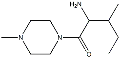 2-methyl-1-[(4-methylpiperazin-1-yl)carbonyl]butylamine Struktur