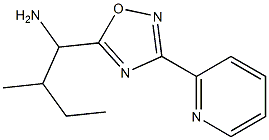 2-methyl-1-[3-(pyridin-2-yl)-1,2,4-oxadiazol-5-yl]butan-1-amine Struktur