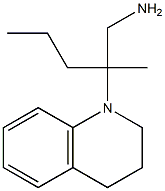 2-methyl-2-(1,2,3,4-tetrahydroquinolin-1-yl)pentan-1-amine Struktur