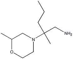 2-methyl-2-(2-methylmorpholin-4-yl)pentan-1-amine Struktur