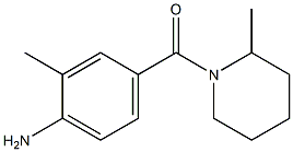 2-methyl-4-[(2-methylpiperidin-1-yl)carbonyl]aniline Struktur