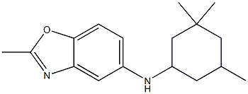 2-methyl-N-(3,3,5-trimethylcyclohexyl)-1,3-benzoxazol-5-amine Struktur