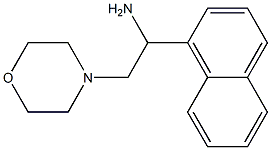 2-morpholin-4-yl-1-(1-naphthyl)ethanamine Struktur