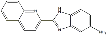 2-quinolin-2-yl-1H-benzimidazol-5-amine Struktur