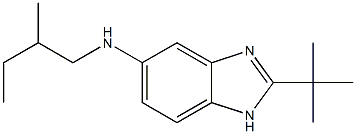 2-tert-butyl-N-(2-methylbutyl)-1H-1,3-benzodiazol-5-amine Struktur