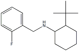 2-tert-butyl-N-[(2-fluorophenyl)methyl]cyclohexan-1-amine Struktur