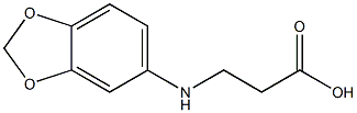 3-(2H-1,3-benzodioxol-5-ylamino)propanoic acid Struktur