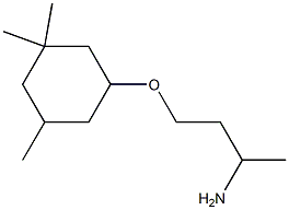 3-(3-aminobutoxy)-1,1,5-trimethylcyclohexane Struktur