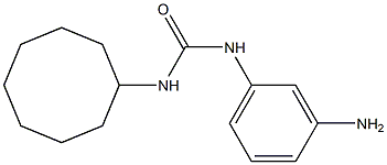 3-(3-aminophenyl)-1-cyclooctylurea Struktur