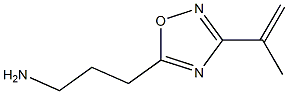 3-(3-isopropenyl-1,2,4-oxadiazol-5-yl)propan-1-amine Struktur