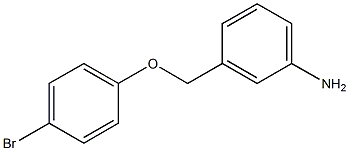 3-(4-bromophenoxymethyl)aniline Struktur