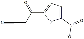 3-(5-nitro-2-furyl)-3-oxopropanenitrile Struktur