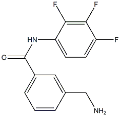 3-(aminomethyl)-N-(2,3,4-trifluorophenyl)benzamide Struktur