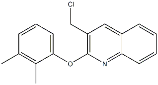 3-(chloromethyl)-2-(2,3-dimethylphenoxy)quinoline Struktur