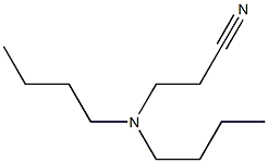 3-(dibutylamino)propanenitrile Struktur