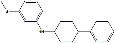 3-(methylsulfanyl)-N-(4-phenylcyclohexyl)aniline Struktur