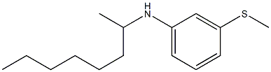 3-(methylsulfanyl)-N-(octan-2-yl)aniline Struktur