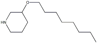 3-(octyloxy)piperidine Struktur